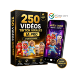 250 vidéos tiktok virales ia pro (vidéos danse) prêtes à poster